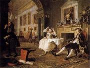 HOGARTH, William Marriage a la Mode:Shortly after the Marriage oil on canvas